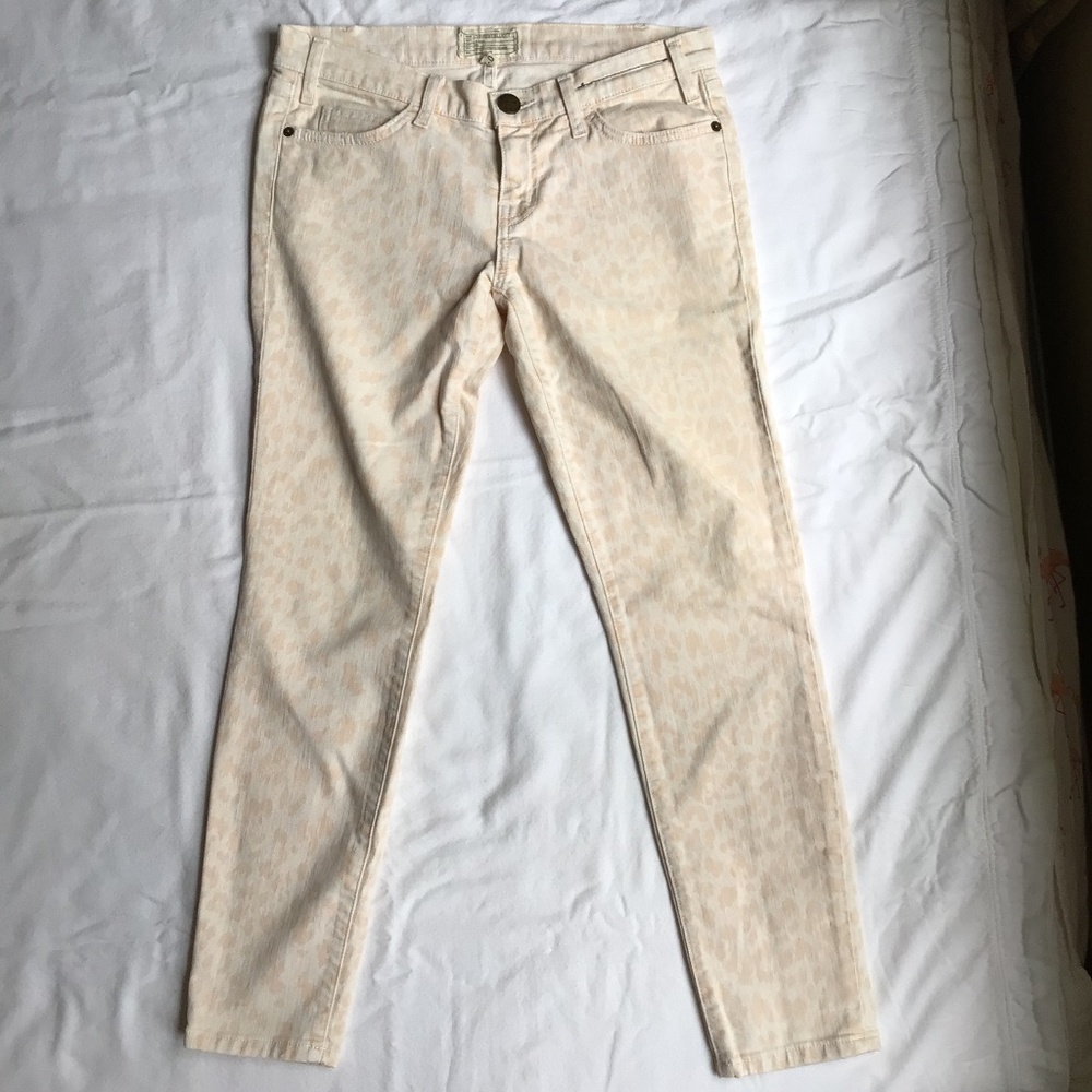 Current/Elliot The Stilletto Dusty Peach Leopard Print